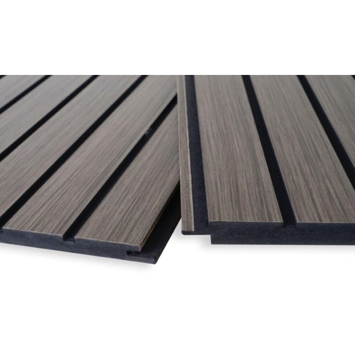 Sisustuspaneeli Maler Louvre MDF Musta Afrikan Tammi 12x 195 x 2800 mm