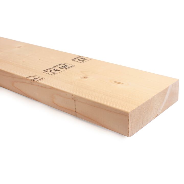 Runkotolppa C24 48 x 173 x 4500 mm mitallistettu