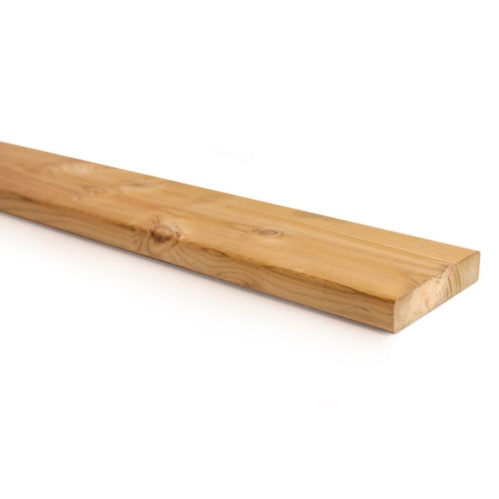 Lauta kyllästetty ruskea 21 x 95 mm AB höylätty (per metri)