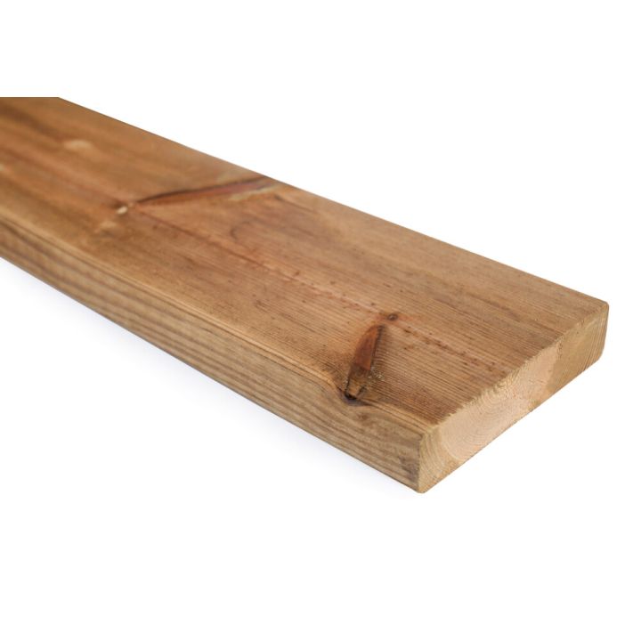 Kyllästetty mänty AB 33 x 145 mm höylätty SPH ruskea (per metri)