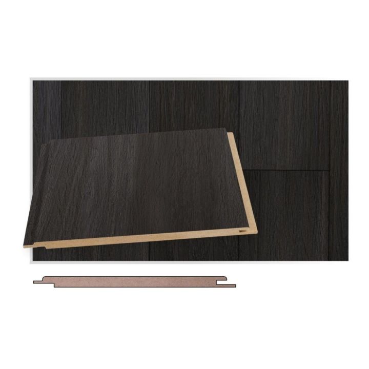Kattopaneeli Maler MDF Grafiitti tammi STP-0 6 x 160 x 1200 mm