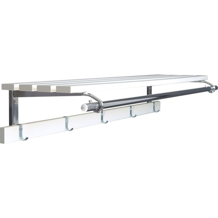 Vaatenaulakko Olikos Ville 4424 100 cm Valkoinen/Kromi