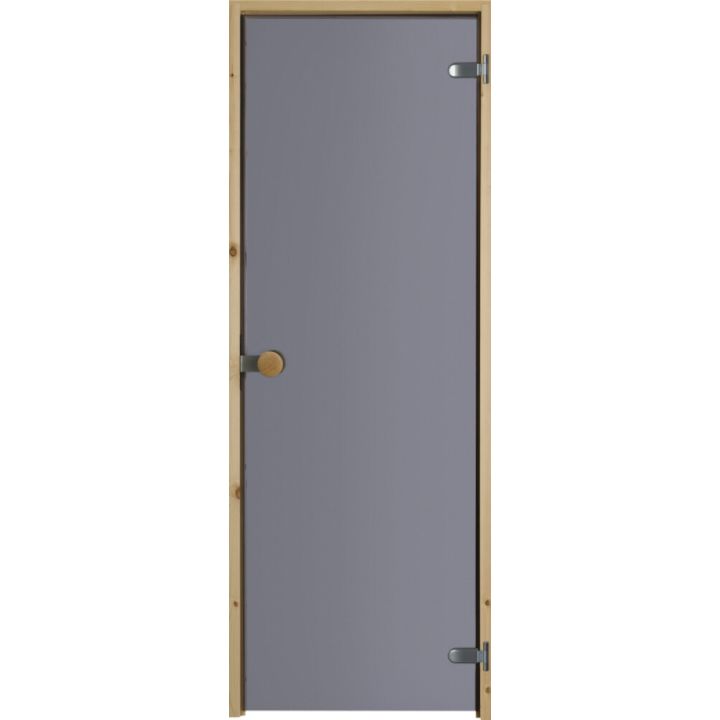 Saunan lasiovi Swedoor Harmaa 83 Mäntykarmi