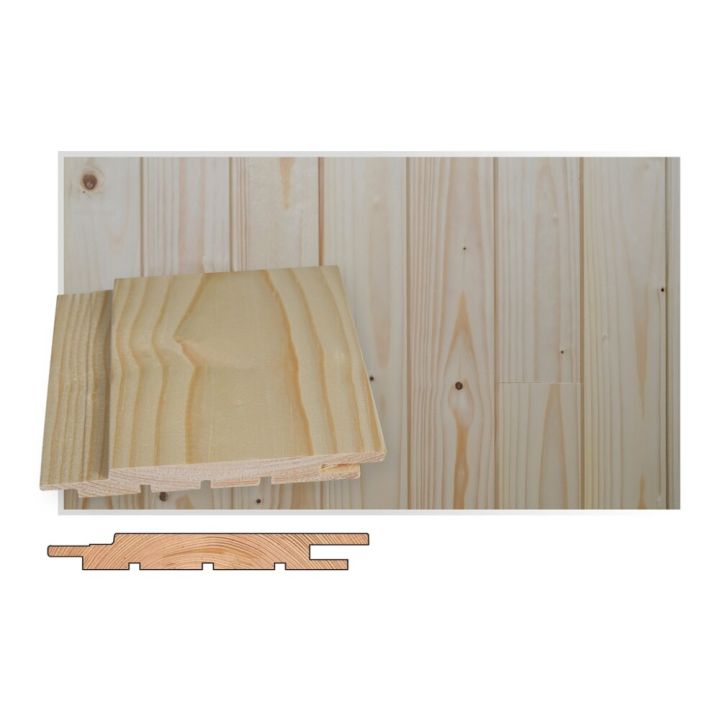 Kuusipaneeli Maler STS-3 puuvalmis 15 x 95 x 2400 mm