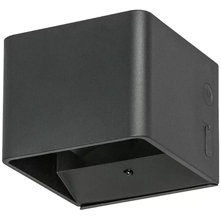 Seinävalaisin Lavida Lucca Vario musta 10 x 10 x 8 cm