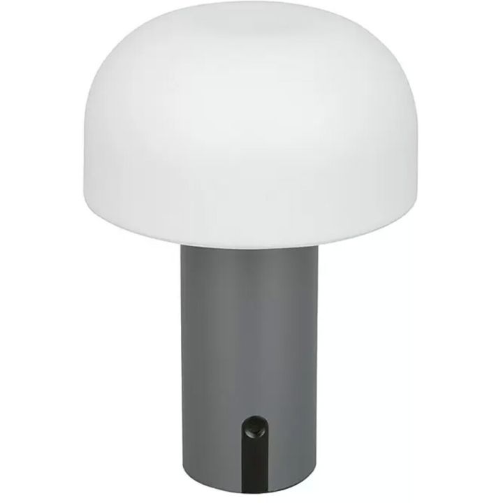 Ladattava pöytävalaisin Starlux Pisa RGB harmaa