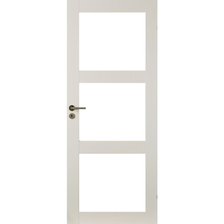 Massiivikehysovi Swedoor Unique 507 Valkoinen Kirkas lasi