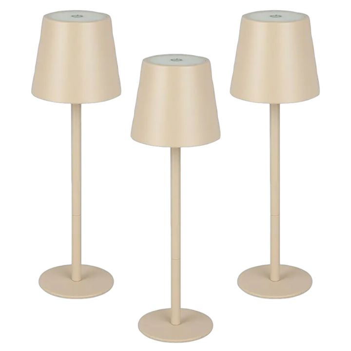 Ulkopöytävalaisin Starlux Paola mini hiekka 3 kpl