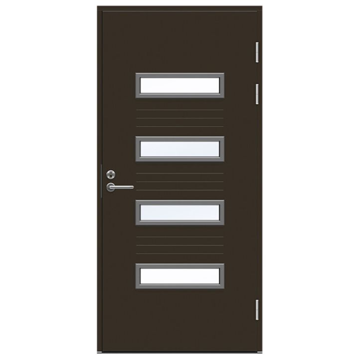 Ulko-ovi Swedoor Function F2054 W53 Tummanruskea