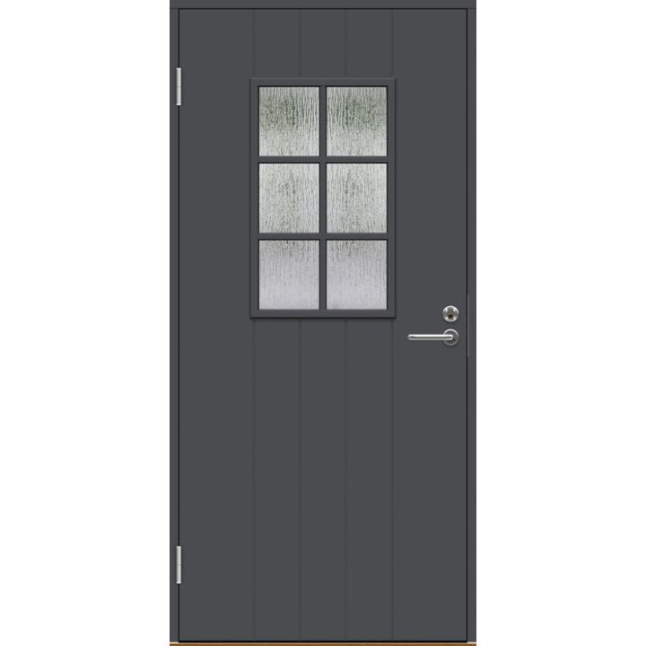 Ulko-ovi Swedoor Basic B0015 Tummanharmaa