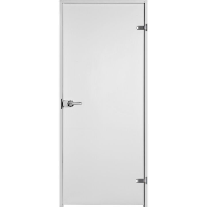 Lasiovi Swedoor Bath Satiini+ 8 x 21 Valkoinen Lukittava