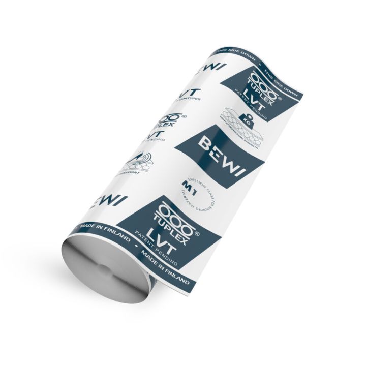 Parketin alusmateriaali Tuplex LVT 30 m / 33 m²