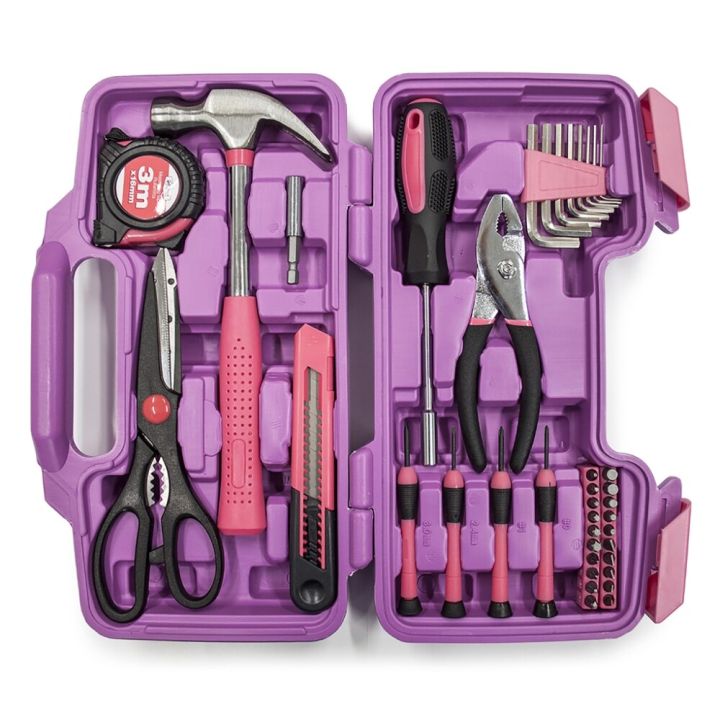 Työkalusetti Tamo pinkki 39-os