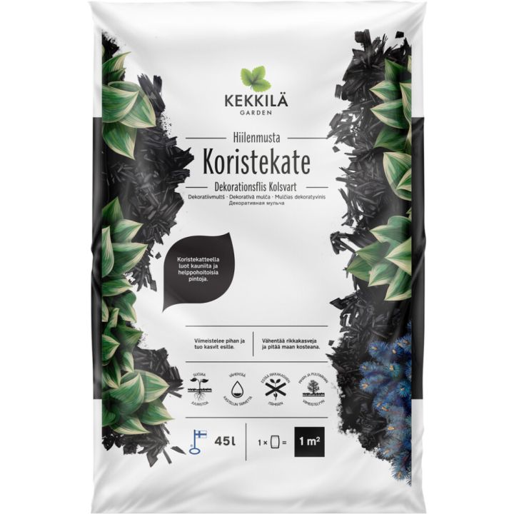 Koristekate Kekkilä hiilenmusta 45 l