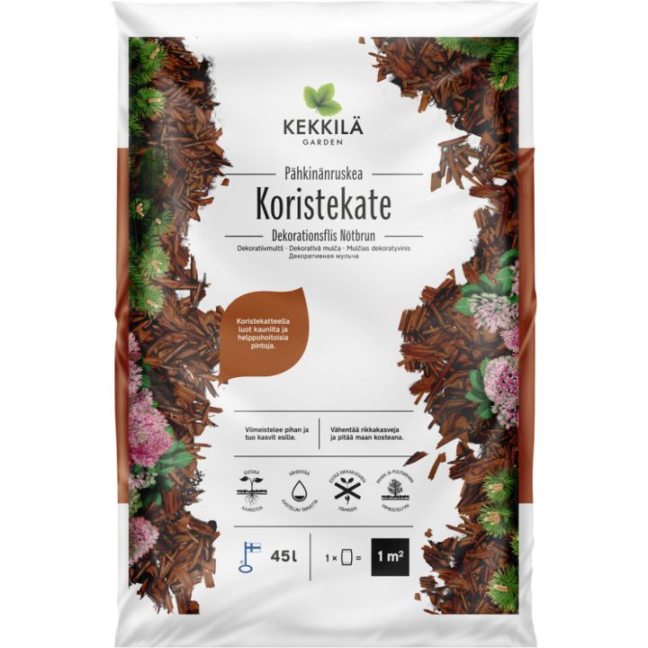 Koristekate Kekkilä pähkinänruskea 45 l