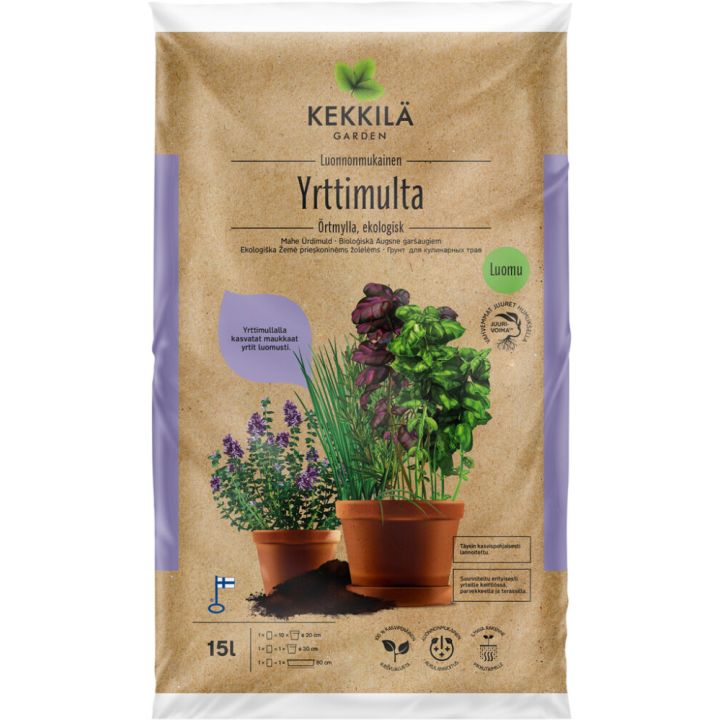 Yrttimulta Kekkilä luonnonmukainen 15 l