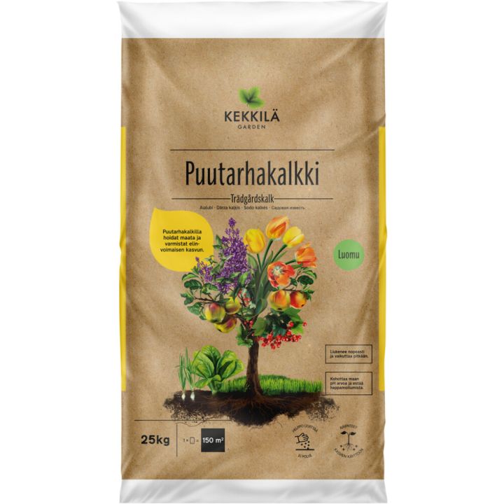 Puutarhakalkki Kekkilä 25 kg
