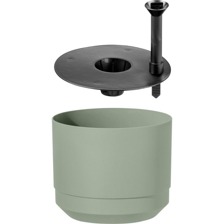 Kestokasteluruukku Orthex Pauliina oliivinvihreä 14 cm