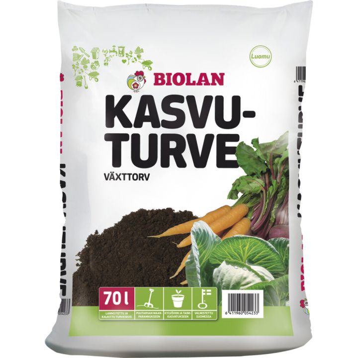 Kasvuturve Biolan 70 L
