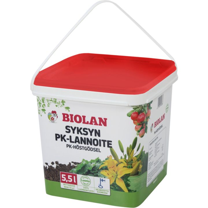 Syksyn PK-Lannoite Biolan 5,5 l