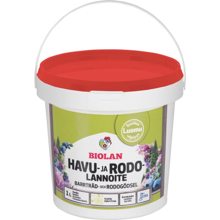 Havu- ja rodolannoite Biolan 1 l