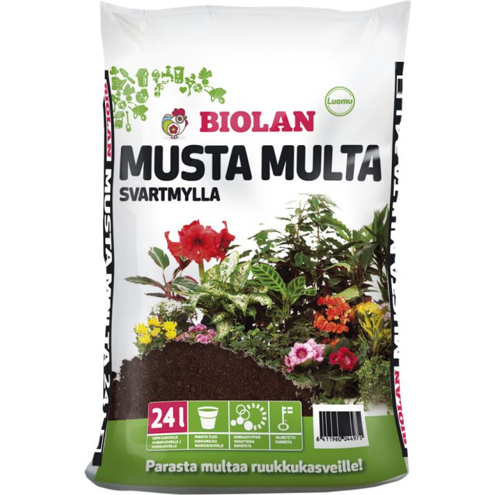 Musta multa Biolan 24 l