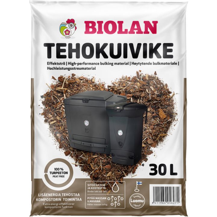 Tehokuivike Biolan 30 l turpeeton