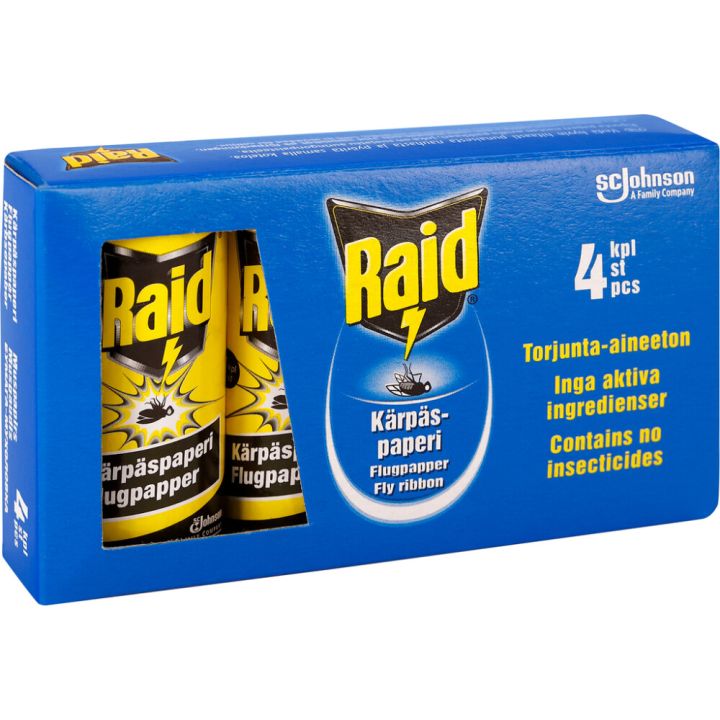 Kärpäspaperi Raid 4 kpl