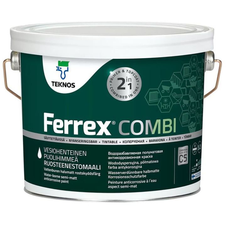 Ruosteenestomaali Teknos Ferrex Combi