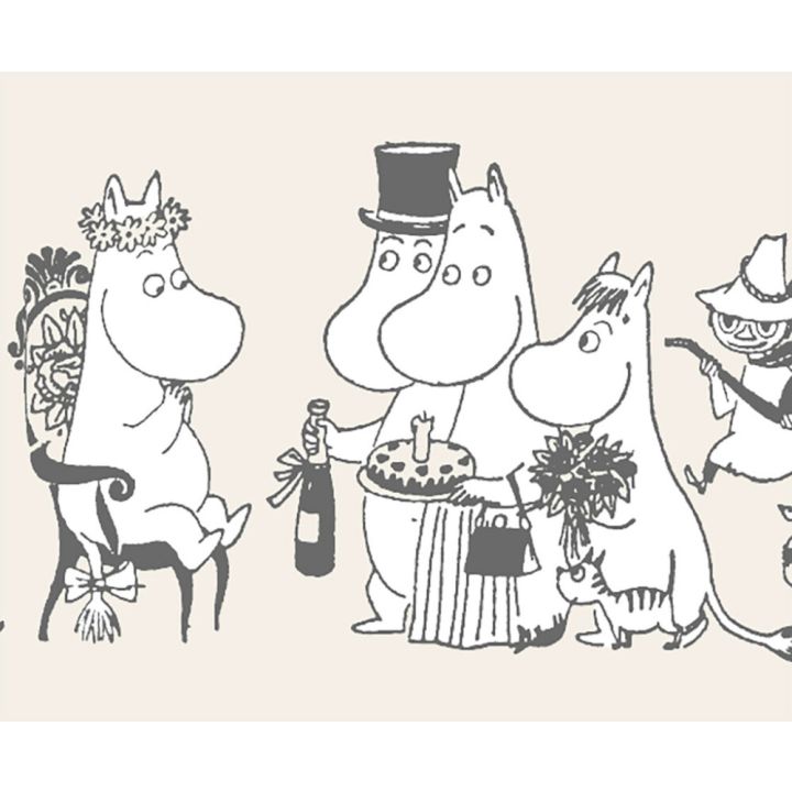 Boordi Sandudd Muumihahmot 10 m x 10,8 cm Keltainen