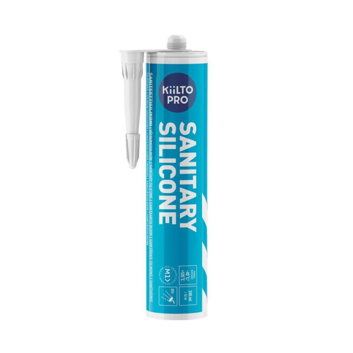Saniteettisilikoni Kiilto Pro 47 charcoal grey 310 ml