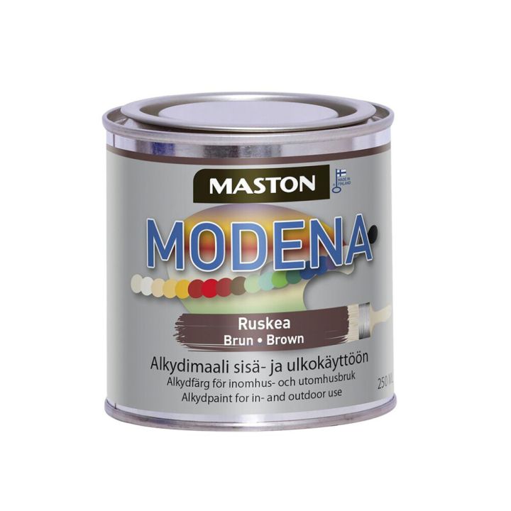 Alkydimaali Maston Modena Ruskea 250 ml