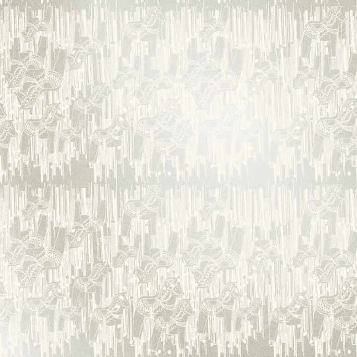 Kuitutapetti Ivana HKI Harmaa/Helmiäinen Hevonen