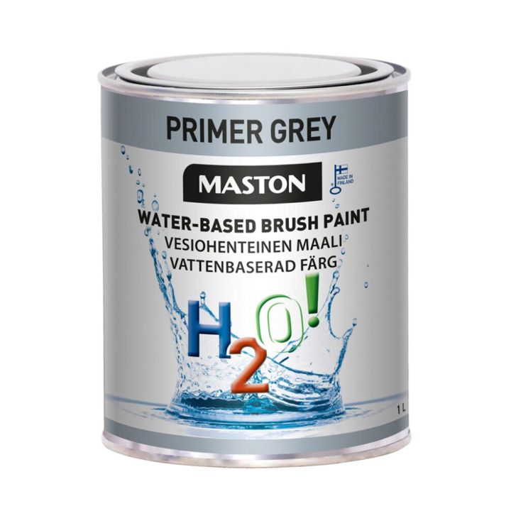 Pohjamaali Maston H2O! Harmaa 250 ml