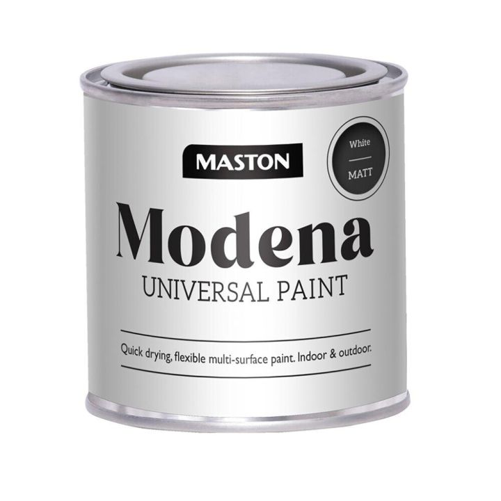 Modena Maston alkydimaali 250 ml Mattavalkoinen