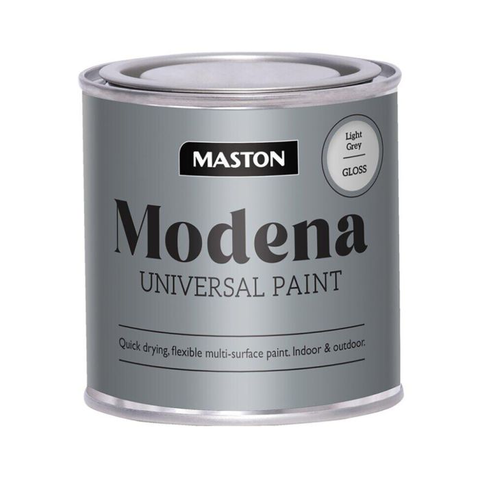 Modena Maston alkydimaali 250 ml Vaaleanharmaa