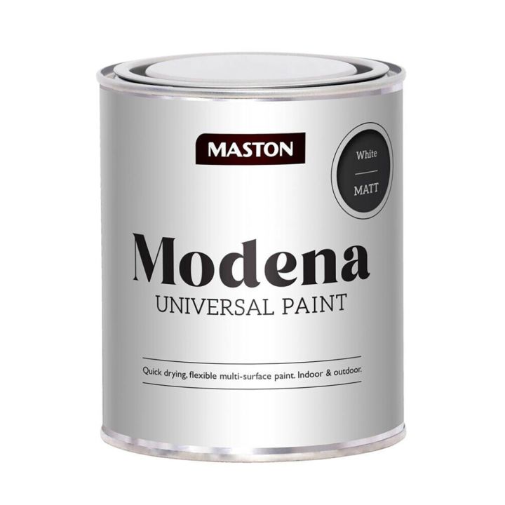 Modena Maston alkydimaali 1 l Mattavalkoinen
