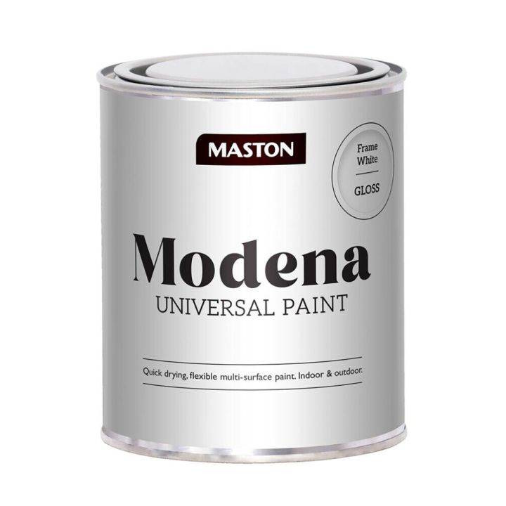 Modena Maston alkydimaali 1 l Listavalkoinen