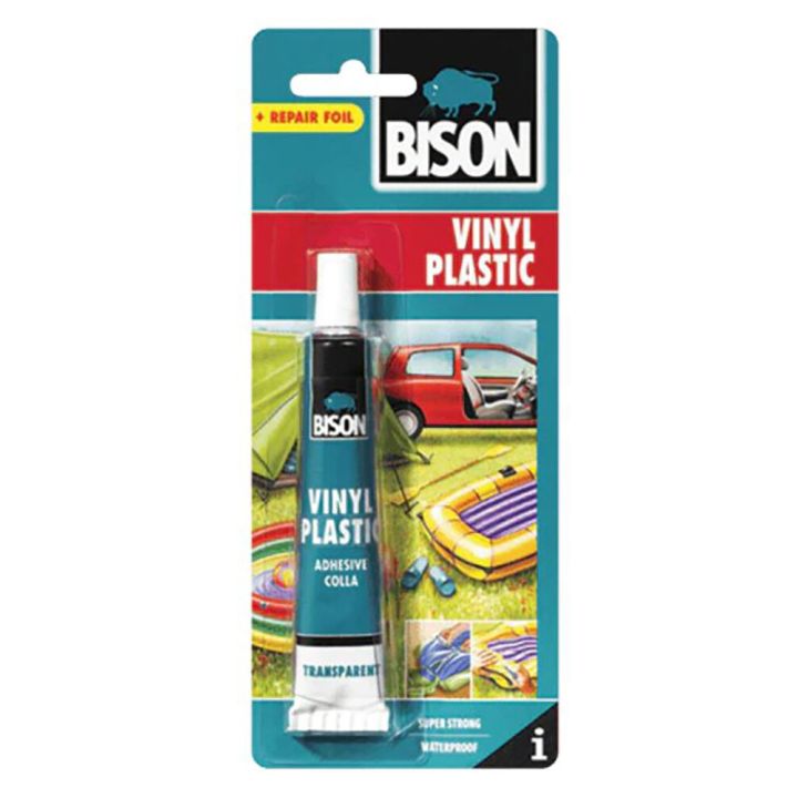 Liimasetti BISON Vinyl Plastic Kirkas 25 ml