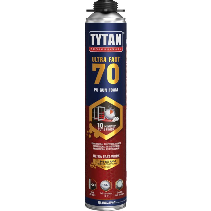 PU-pistoolivaahto Tytan Ultra Fast 70 870 ml