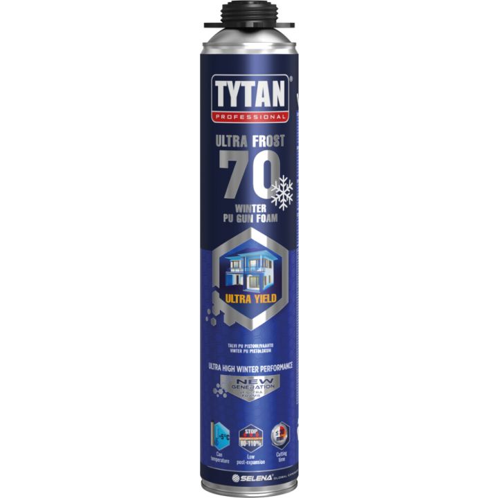PU-pistoolivaahto Tytan Ultra Frost 70 870 ml