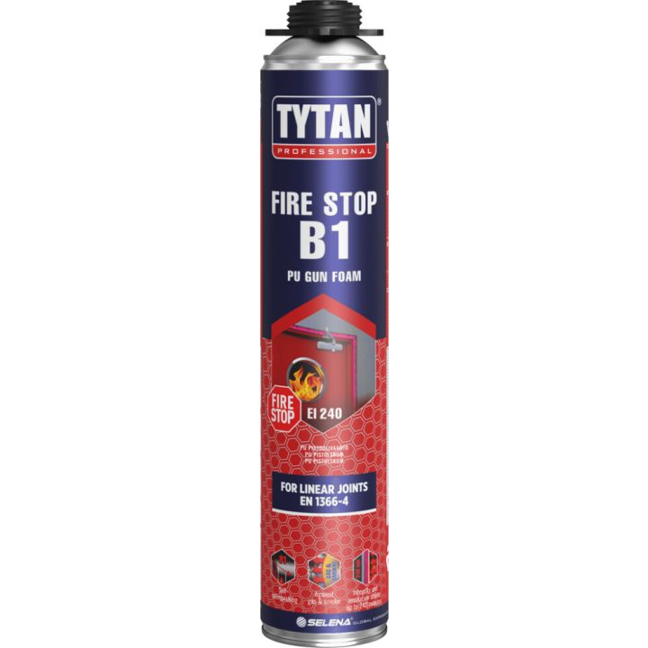 Palopistoolivaahto Tytan Fire Stop B1 750 ml