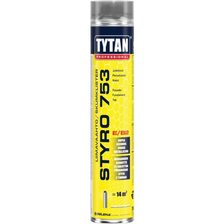 PU-liimavaahto Tytan Styro 753 B2 750 ml
