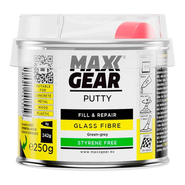 Lasikuitukitti MAXX Gear vihreänharmaa 250 g