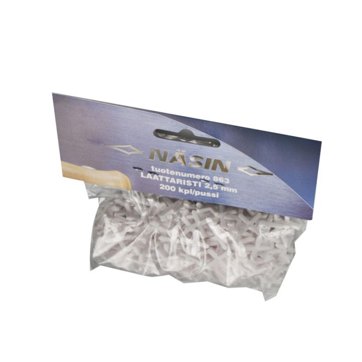 Laattaristi Näsin 2,5 mm 200 kpl