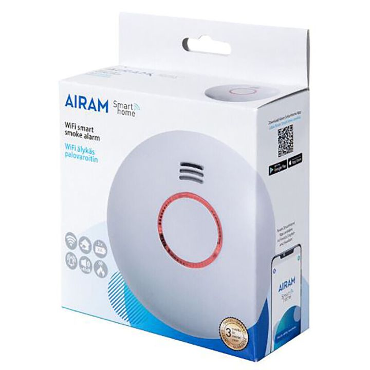 Palovaroitin Airam Smart Valkoinen