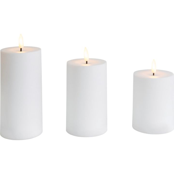 LED-pöytäkynttilä Airam Saraby 3 kpl