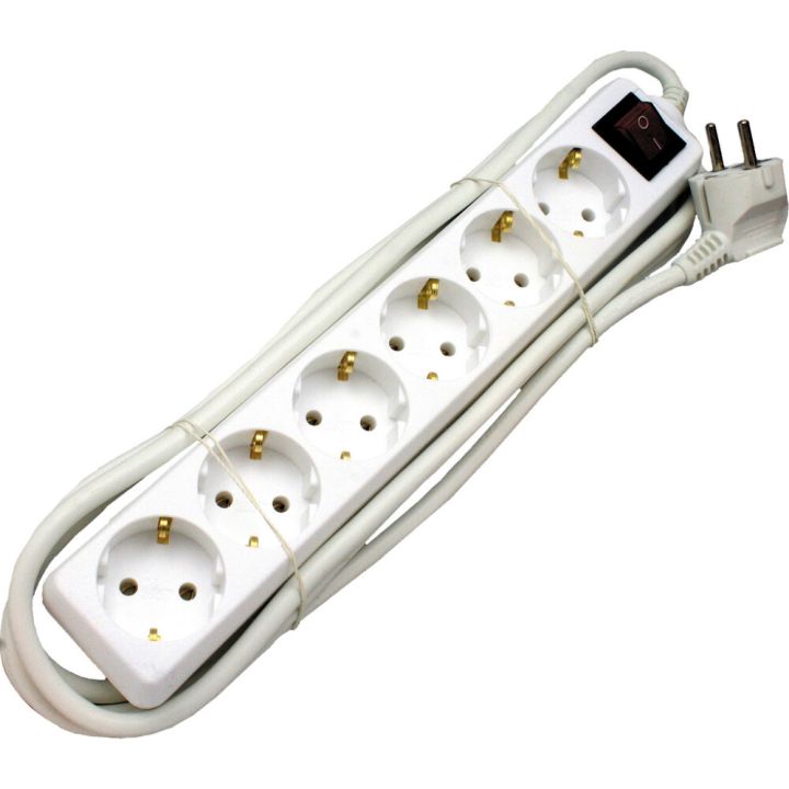 Jatkojohto Opal 6-Os 3 M Kytkimellä