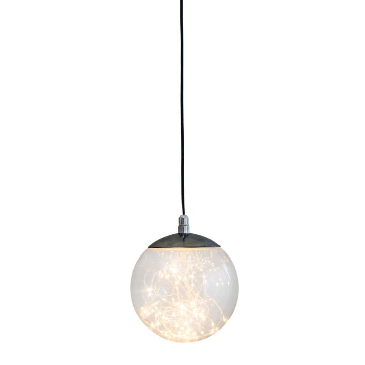 LED-koristevalo Airam Tirandi musta Ø 18 cm