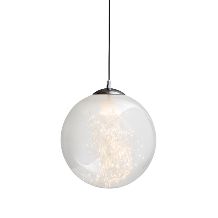 LED-koristevalo Airam Tirandi musta Ø 35 cm